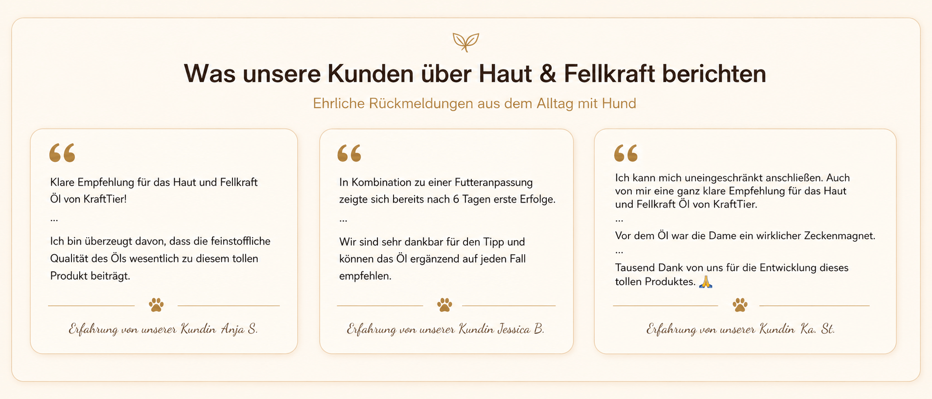 Wohlfühlend für Hunde